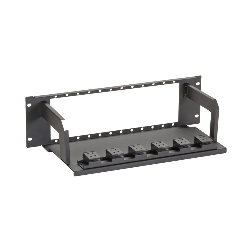 Black Box Universal Fiber Optic Blank Panel 12-Slot 3U — Being Shipped