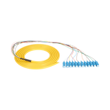 Black Box 9.6ft 12-Strand SC OS1 Singlemode Optic Pigtail Cable (Yellow) — Being Shipped