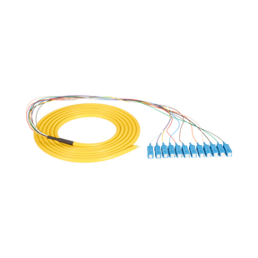 Black Box 9.6ft 12-Strand SC OS1 Singlemode Optic Pigtail Cable (Yellow) — Being Shipped