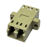 Black Box Multimode LC-LC Duplex Fiber Optic Coupling (Beige) — Being Shipped