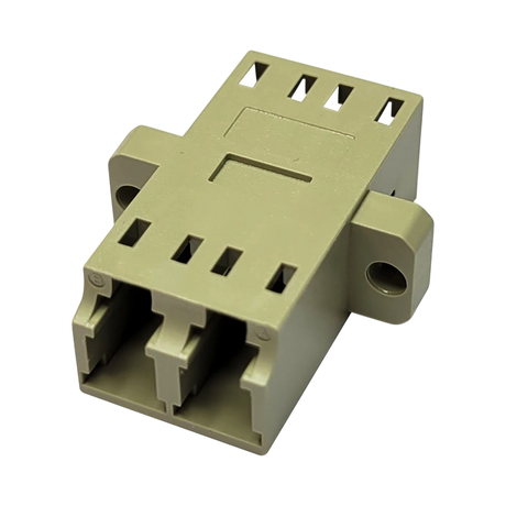 Black Box Multimode LC-LC Duplex Fiber Optic Coupling (Beige) — Being Shipped