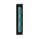 Black Box Low Density 10G Multimode Fiber Adapter Panel (Aqua) — Being Shipped