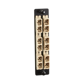 Black Box High Density Fiber Adapter Panel with Ceramic Sleeves — Being Shipped