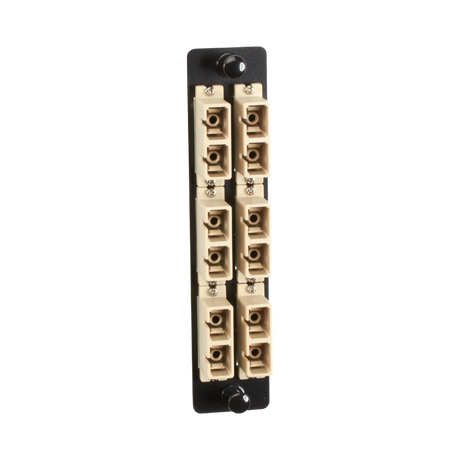 Black Box High Density Fiber Adapter Panel with Ceramic Sleeves — Being Shipped