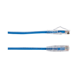 Black Box 12ft Slim-Net CAT6A UTP Snagless Patch Cable (Blue) — Being Shipped