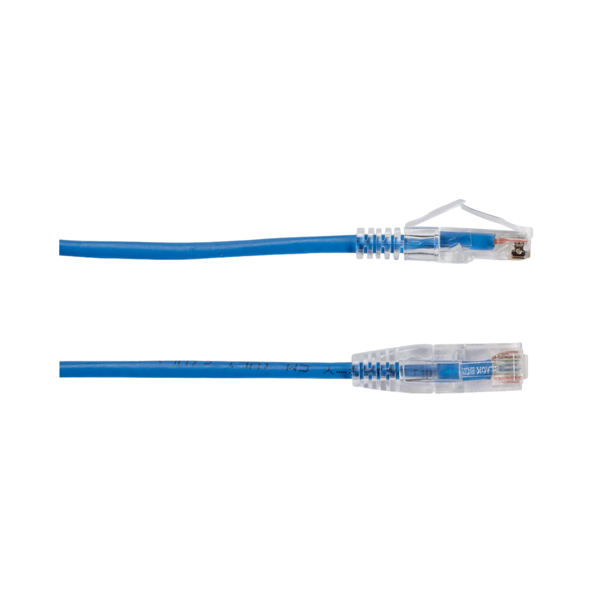 Black Box 12ft Slim-Net CAT6A UTP Snagless Patch Cable (Blue) — Being Shipped