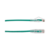 Black Box 12ft Slim-Net CAT6A 28AWG UTP Patch Cable (Green) — Being Shipped