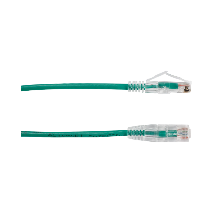 Black Box 12ft Slim-Net CAT6A 28AWG UTP Patch Cable (Green) — Being Shipped