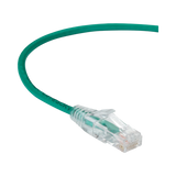 Black Box 12ft Slim-Net CAT6A 28AWG UTP Patch Cable (Green) — Being Shipped