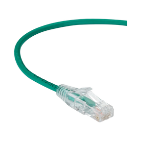 Black Box 12ft Slim-Net CAT6A 28AWG UTP Patch Cable (Green) — Being Shipped