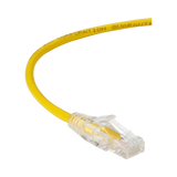 Black Box 20ft Slim-Net CAT6A 28AWG Patch Cable (Yellow) — Being Shipped