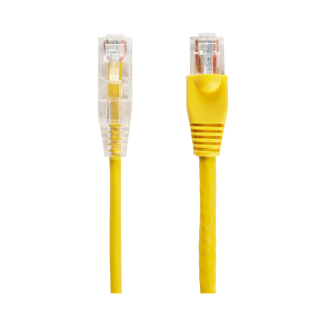 Black Box 20ft Slim-Net CAT6A 28AWG Patch Cable (Yellow) — Being Shipped