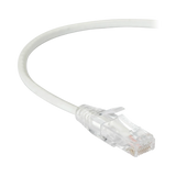 Black Box 15ft Slim-Net CAT6A 500 MHz Snagless Patch Cable (White) — Being Shipped