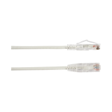Black Box 15ft Slim-Net CAT6A 500 MHz Snagless Patch Cable (White) — Being Shipped
