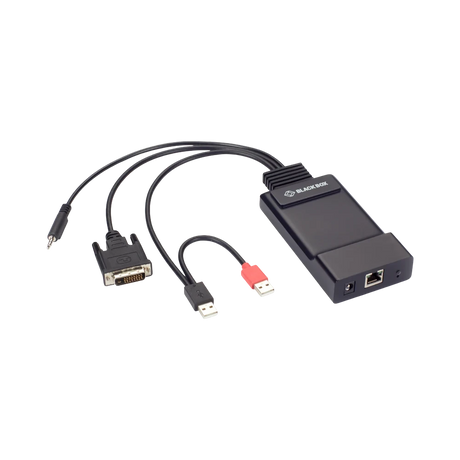 Black Box Emerald HD USB & Audio ZeroU DVI KVM Transmitter — Being Shipped