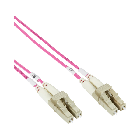 Black Box 16.4ft OM4 50/125 Multimode LC-LC Fiber Patch Cable (Violet) — Being Shipped