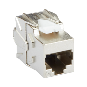 Black Box CAT6A Shielded Jack (Silver) — Being Shipped