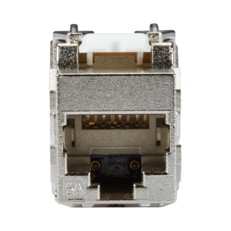 Black Box CAT6A Shielded Jack (Silver) — Being Shipped