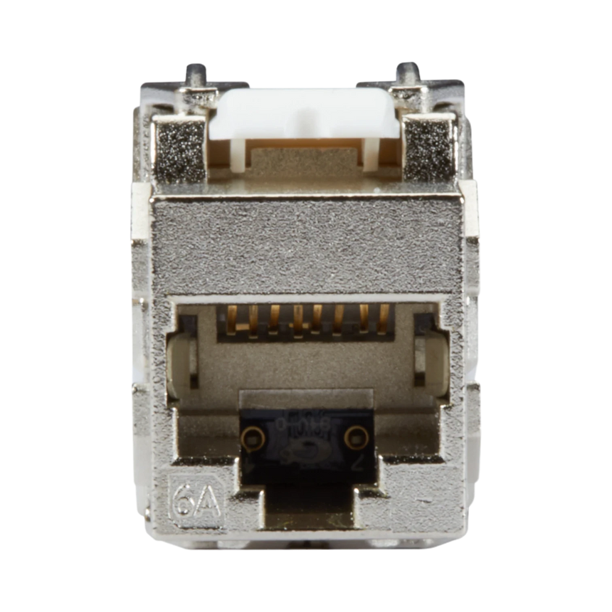 Black Box CAT6A Shielded Jack (Silver) — Being Shipped