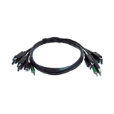 Black Box 10ft Secure KVM Cable with DisplayPort, USB, Audio — Being Shipped