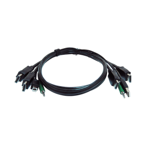 Black Box 10ft Secure KVM Cable with DisplayPort, USB, Audio — Being Shipped