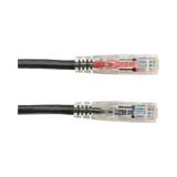 Black Box 15ft GigaBase 3 CAT5e 350-MHz Locking Ethernet Cable (Black) — Being Shipped