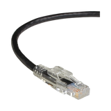 Black Box 15ft GigaBase 3 CAT5e 350-MHz Locking Ethernet Cable (Black) — Being Shipped