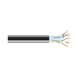 Black Box 1000ft GigaTrue CAT6A 650-MHz Solid Ethernet Cable (Black) — Being Shipped