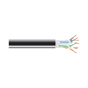Black Box 1000ft GigaTrue CAT6A 650-MHz Solid Ethernet Cable (Black) — Being Shipped