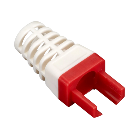 Black Box CAT6 EZ Red Boots for EZ-RJ45 Plugs (25-Pack) — Being Shipped