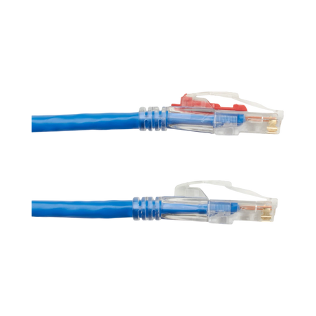Black Box 4ft GigaTrue 3 CAT6 550-MHz Locking Ethernet Cable (Blue) — Being Shipped