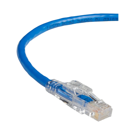 Black Box 4ft GigaTrue 3 CAT6 550-MHz Locking Ethernet Cable (Blue) — Being Shipped