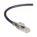 Black Box 1ft GigaTrue 3 CAT6 550-MHz Locking Ethernet Cable (Purple) — Being Shipped