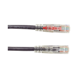 Black Box 1ft GigaTrue 3 CAT6 550-MHz Locking Ethernet Cable (Purple) — Being Shipped