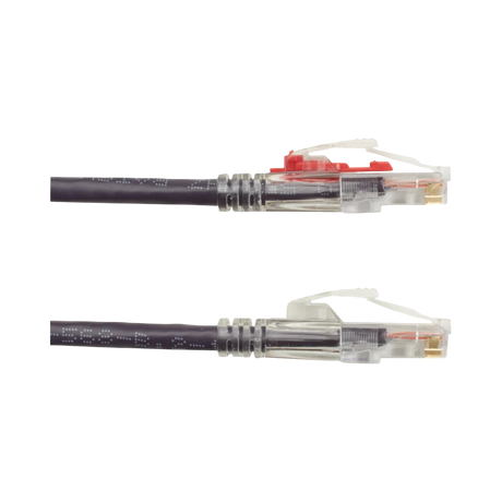 Black Box 1ft GigaTrue 3 CAT6 550-MHz Locking Ethernet Cable (Purple) — Being Shipped