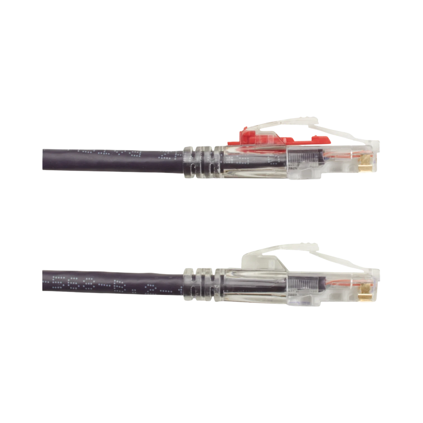 Black Box 10ft GigaTrue 3 CAT6 550MHz Locking Ethernet Cable (Purple) — Being Shipped