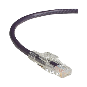 Black Box 10ft GigaTrue 3 CAT6 550MHz Locking Ethernet Cable (Purple) — Being Shipped