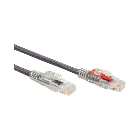 Black Box 10ft GigaTrue 3 CAT6 550MHz Locking Ethernet Cable (Purple) — Being Shipped