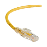 Black Box 25ft GigaTrue 3 CAT6 550MHz Snagless Ethernet Cable (Yellow) — Being Shipped