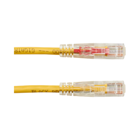Black Box 25ft GigaTrue 3 CAT6 550MHz Snagless Ethernet Cable (Yellow) — Being Shipped