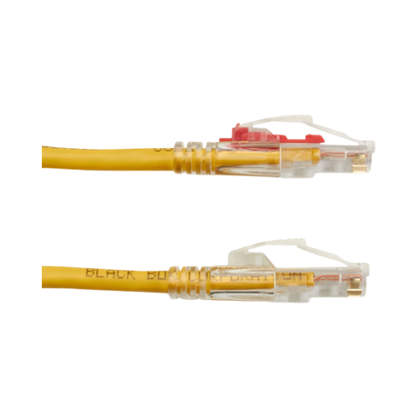 Black Box 25ft GigaTrue 3 CAT6 550MHz Snagless Ethernet Cable (Yellow) — Being Shipped