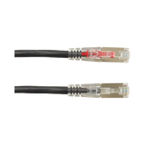 Black Box 2ft GigaTrue 3 CAT6 Shielded Ethernet Patch Cable (Black) — Being Shipped