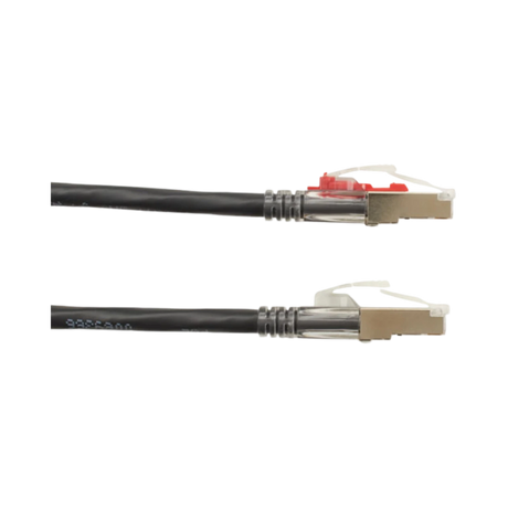 Black Box 20ft GigaTrue 3 CAT6 Locking Snagless Shielded Ethernet Cable (Black) — Being Shipped