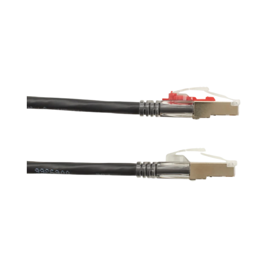 Black Box 20ft GigaTrue 3 CAT6 Locking Snagless Shielded Ethernet Cable (Black) — Being Shipped