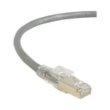 Black Box 5ft GigaTrue 3 CAT6 Shielded Locking Ethernet Cable (Gray) — Being Shipped