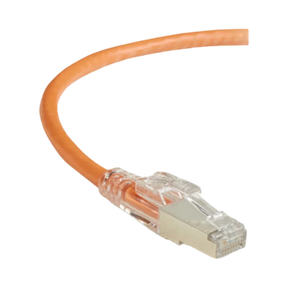 Black Box 2ft GigaTrue 3 CAT6 Shielded Ethernet Patch Cable (Orange) — Being Shipped