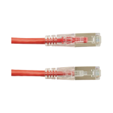 Black Box 3ft GigaTrue 3 CAT6 Shielded Ethernet Patch Cable (Red) — Being Shipped