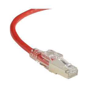Black Box 3ft GigaTrue 3 CAT6 Shielded Ethernet Patch Cable (Red) — Being Shipped