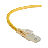 Black Box 5ft GigaTrue 3 CAT6 Locking Shielded Ethernet Cable (Yellow) — Being Shipped
