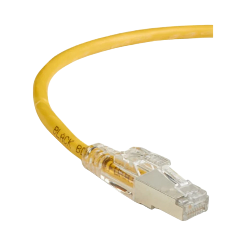 Black Box 5ft GigaTrue 3 CAT6 Locking Shielded Ethernet Cable (Yellow) — Being Shipped